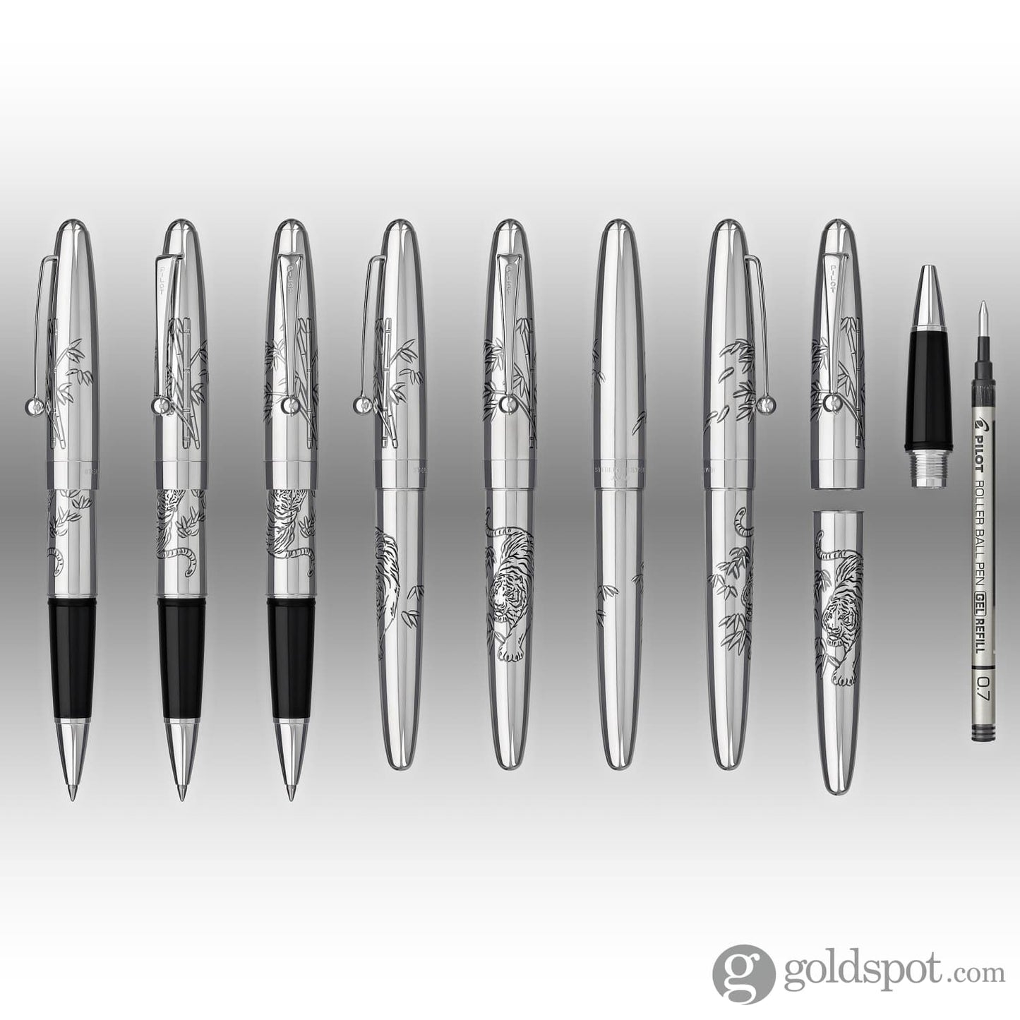 Pilot Namiki Sterling Collection Rollerball Pen - Tiger Rollerball Pen