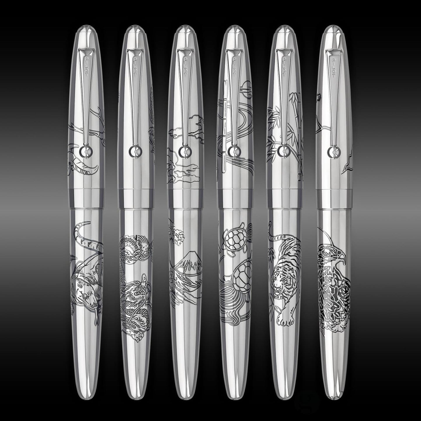 Pilot Namiki Sterling Collection Rollerball Pen - Tiger Rollerball Pen