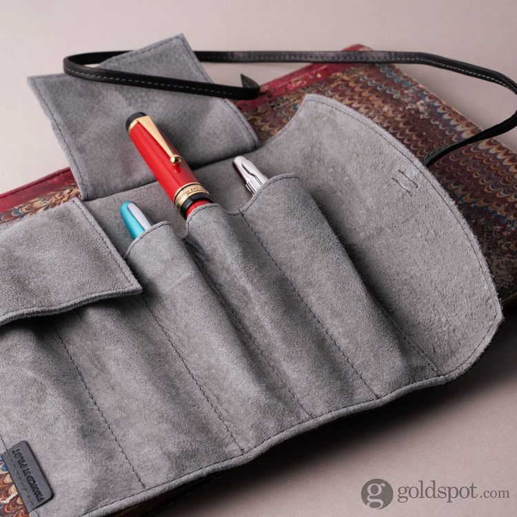 Pilot Pensemble 5 Piece Roll Pen Case in Black Pen Case