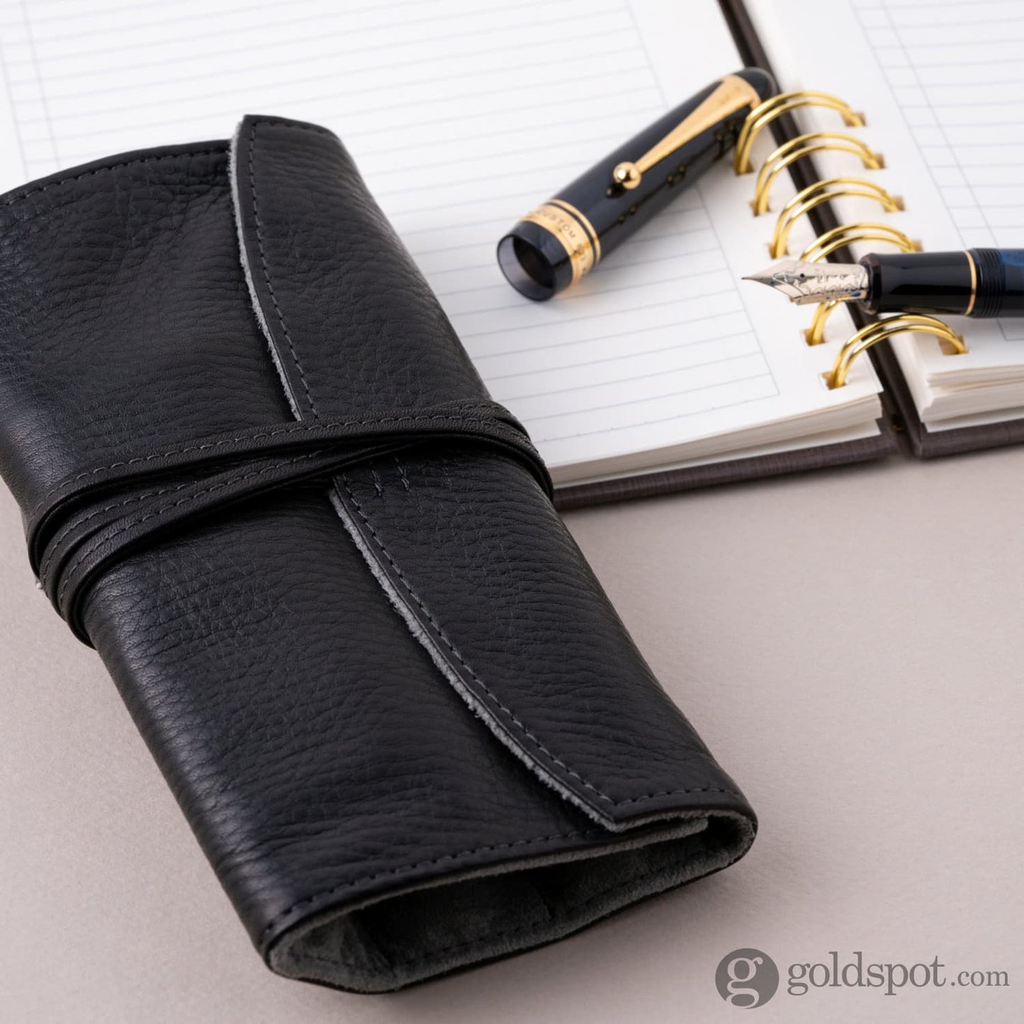 Pilot Pensemble 5 Piece Roll Pen Case in Black Pen Case