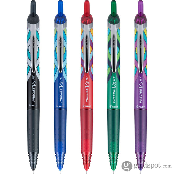 Pilot Precise V5 Deco Collection Rollerball Pen - Pack of 5 Rollerball Pen