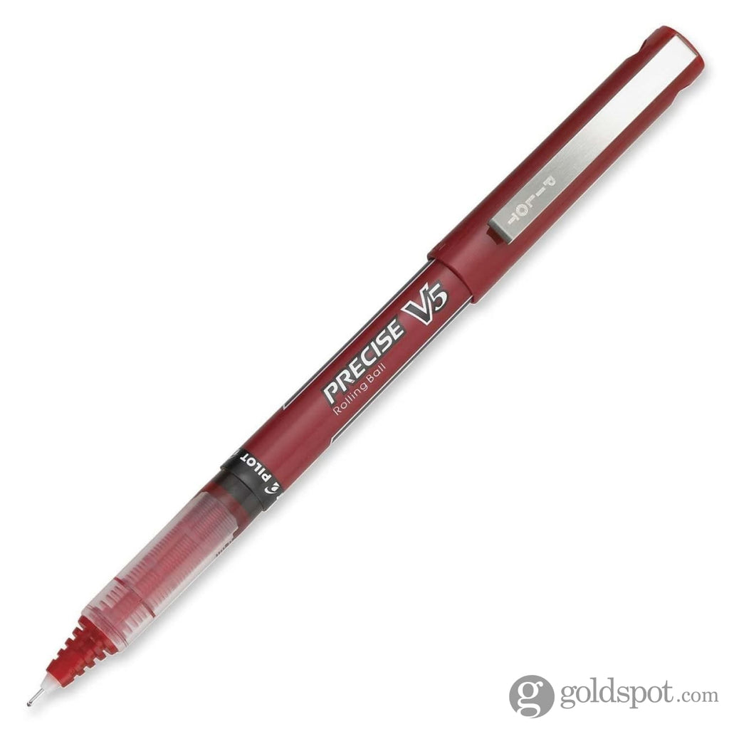 Pilot Precise V5 Rollerball Stick Pen in Red Liquid Ink - Extra Fine Point 1 Pack Rollerball Pen