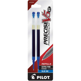 Pilot Precise V5/V7 Premium Rollerball Refill in Blue - Pack of 2