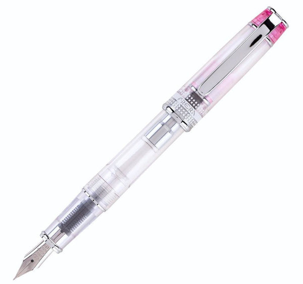 Pilot Prera Fountain Pen in Pink & Clear Body Fountain Pen