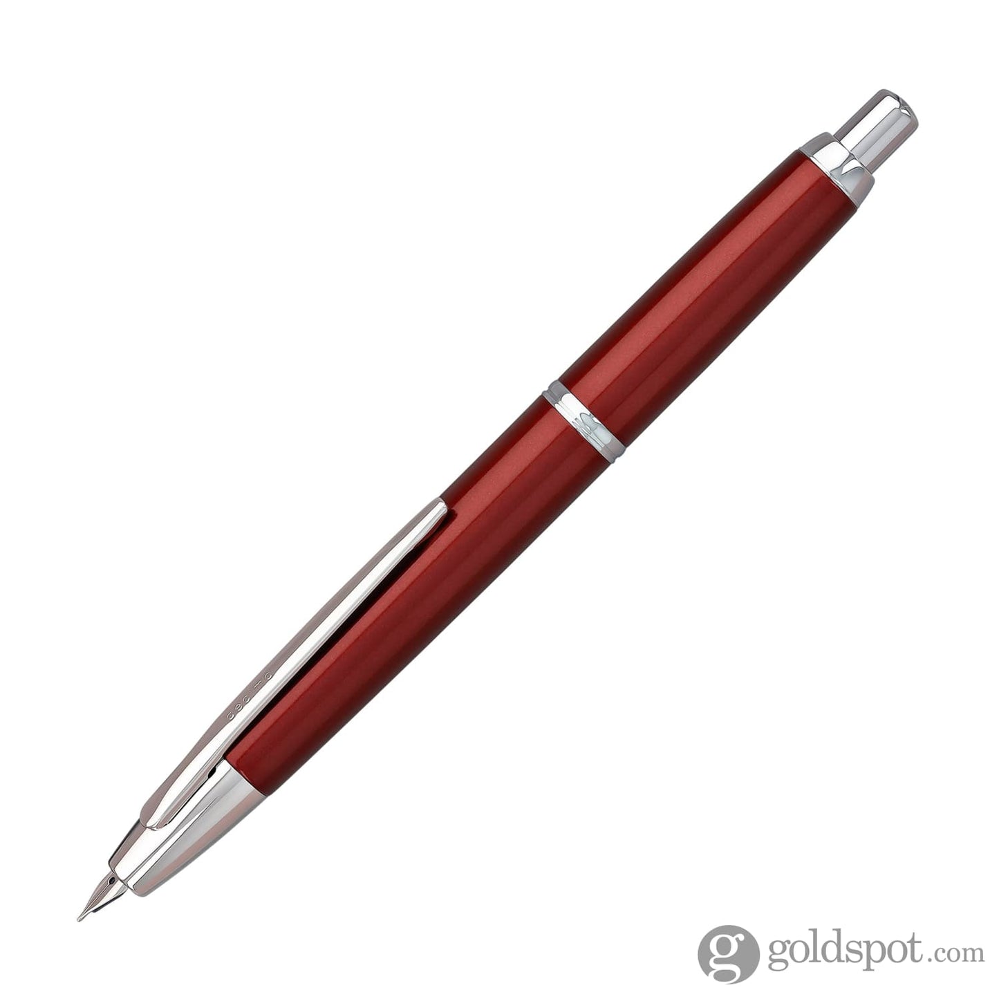 Pilot Vanishing Point Decimo Fountain Pen in Burgundy - 18K Gold Fountain Pen