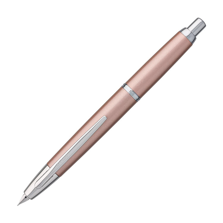 Pilot Vanishing Point Decimo Fountain Pen in Champagne - 18K Gold Fountain Pen