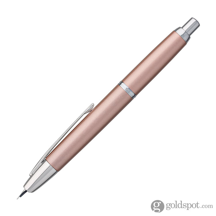 Pilot Vanishing Point Decimo Fountain Pen in Champagne - 18K Gold Fountain Pen