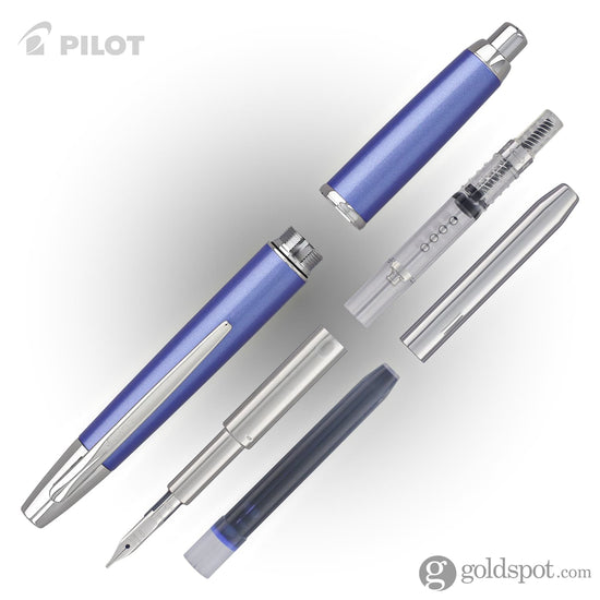 Pilot Vanishing Point Decimo Fountain Pen in Light Blue - 18K Gold ...