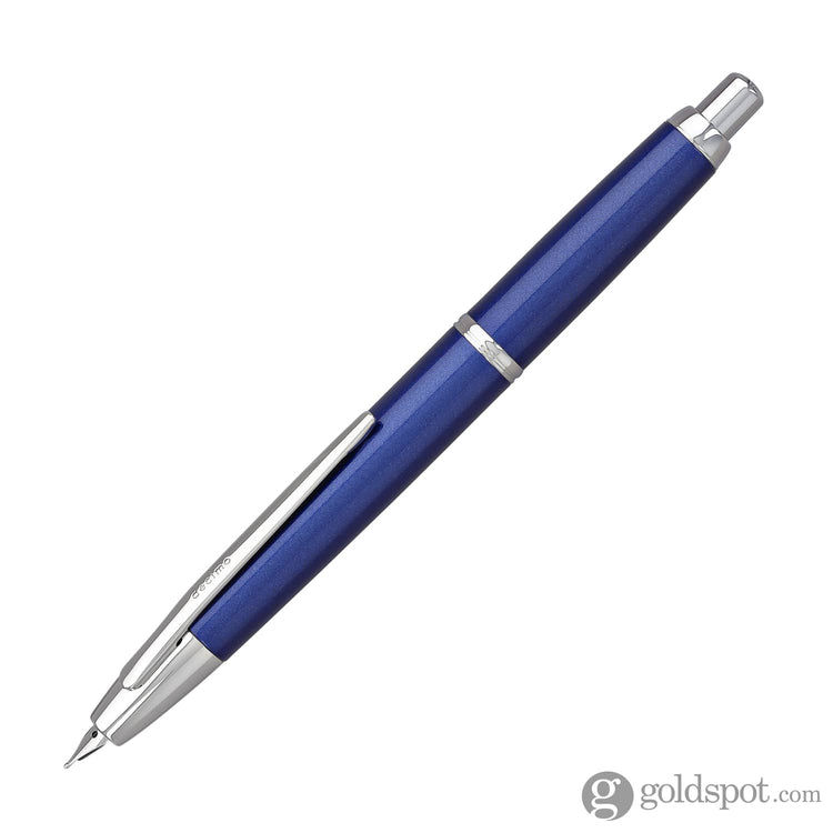 Pilot Vanishing Point Decimo Fountain Pen in Navy - 18K Gold Fountain Pen