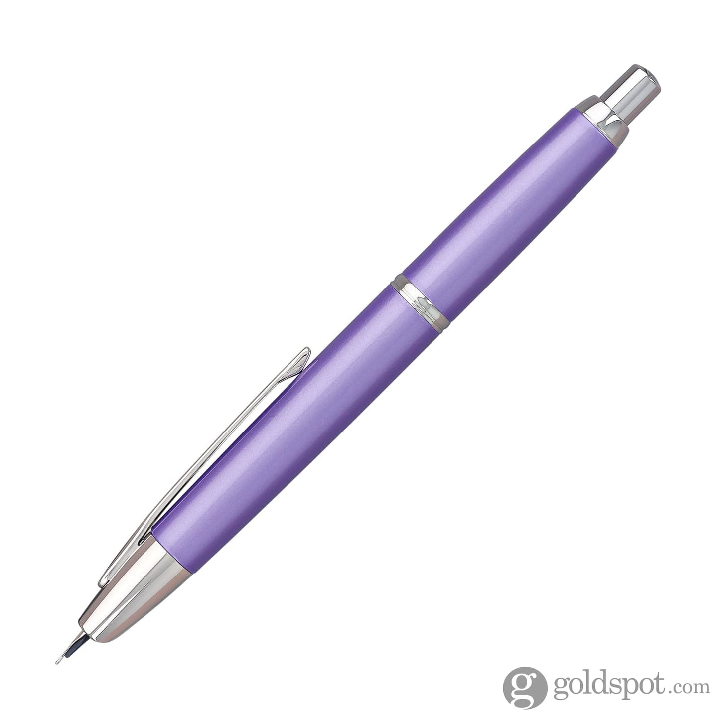 Pilot Vanishing Point Decimo Fountain Pen in Purple - 18K Gold Fountain Pen