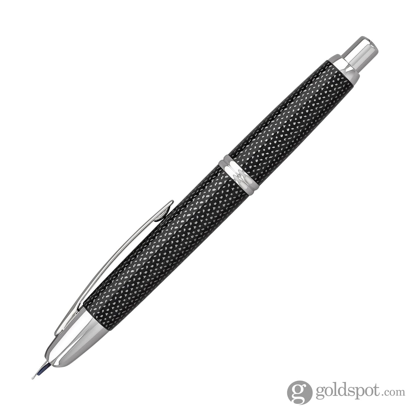 Pilot Vanishing Point Fountain Pen in Black Carbonesque & Rhodium Fountain Pen