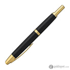 Pilot Vanishing Point Fountain Pen in Black & Gold - 18K Gold Fountain Pen