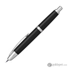 Pilot Vanishing Point Fountain Pen in Black & Rhodium - 18K Gold Fountain Pen