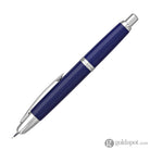 Pilot Vanishing Point Fountain Pen in Blue & Rhodium - 18K Gold Fountain Pen