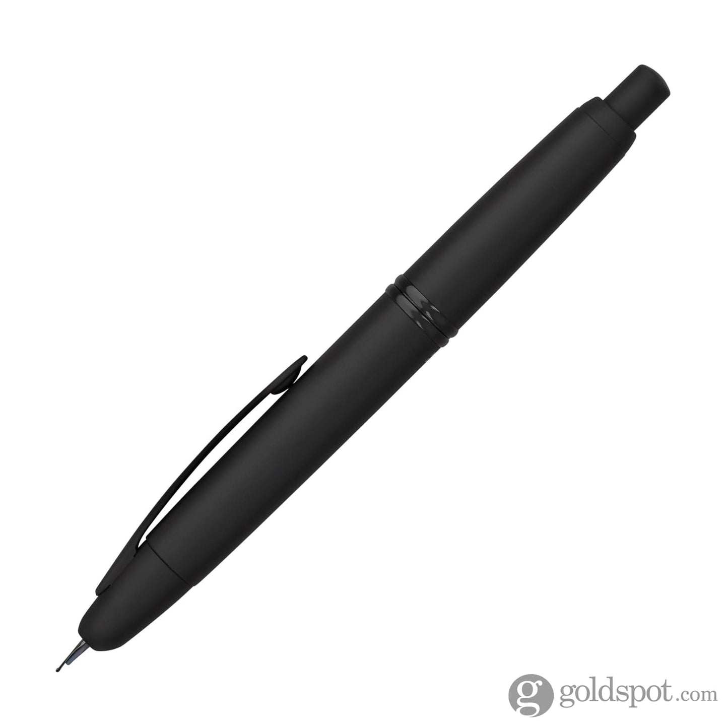 Pilot Vanishing Point Fountain Pen in Matte Black - 18K Gold Fountain Pen
