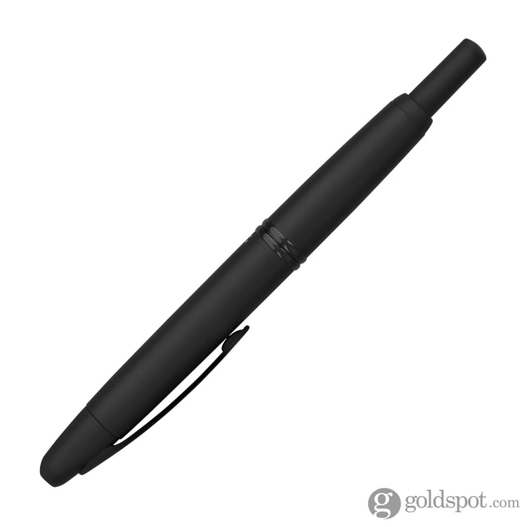 Pilot Vanishing Point Fountain Pen in Matte Black - 18K Gold Fountain Pen