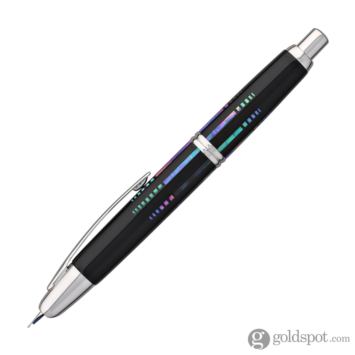 Pilot Vanishing Point Fountain Pen in Raden Water - 18K Gold Medium Point Fountain Pen