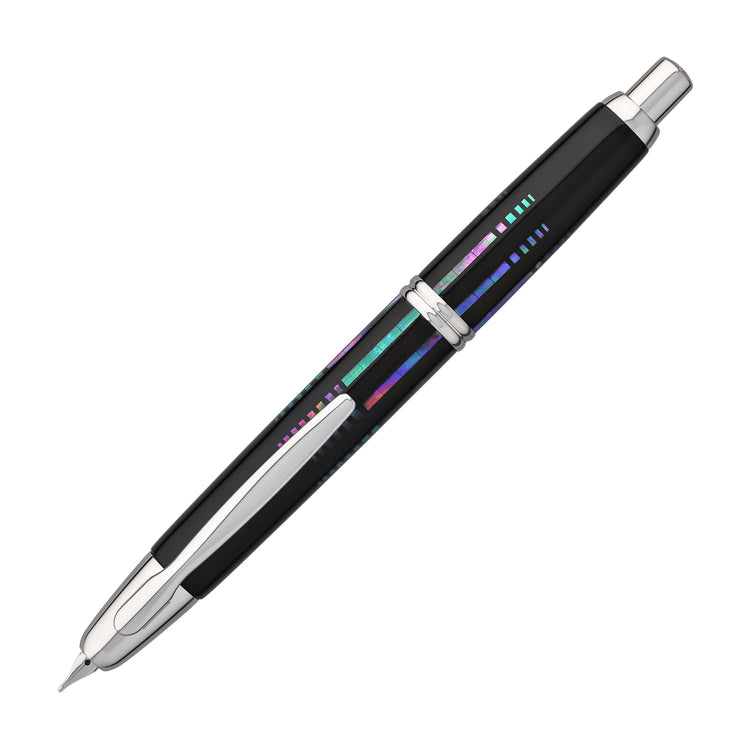 Pilot Vanishing Point Fountain Pen in Raden Water - 18K Gold Medium Point Fountain Pen