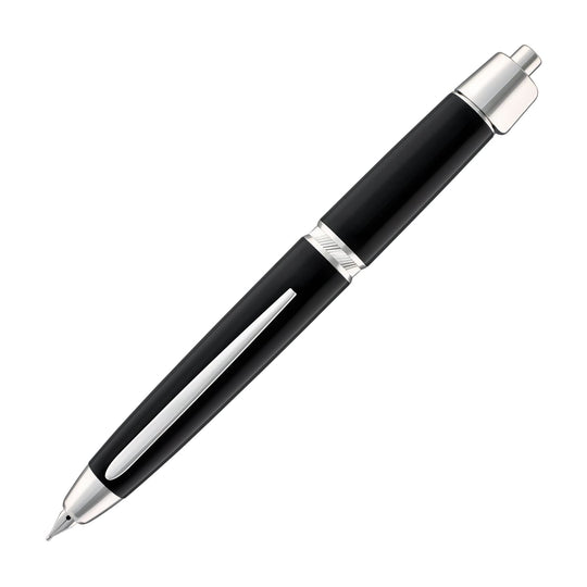 Pilot Vanishing Point LS Fountain Pen in Black with Rhodium Silver Trim