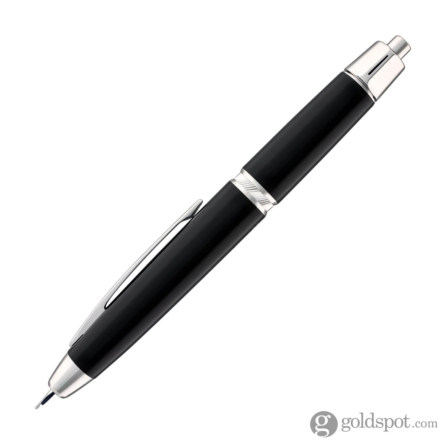 Pilot Vanishing Point LS Fountain Pen in Black with Rhodium Silver Trim Fountain Pen