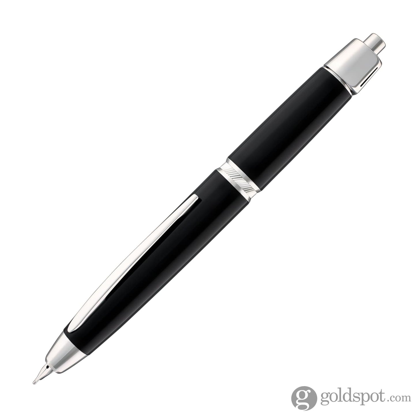 Pilot Vanishing Point LS Fountain Pen in Black with Rhodium Silver Trim Fountain Pen