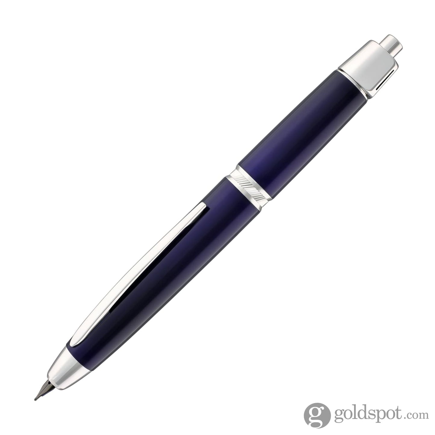 Pilot Vanishing Point LS Fountain Pen in Blue with Rhodium Silver Trim Fountain Pen