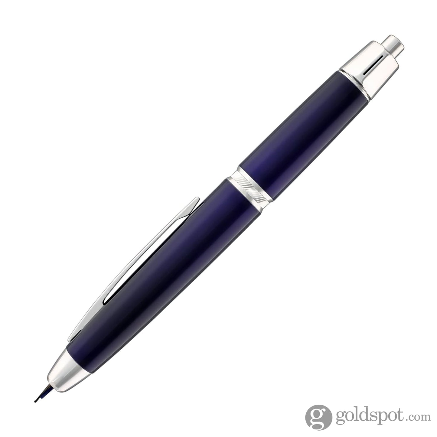 Pilot Vanishing Point LS Fountain Pen in Blue with Rhodium Silver Trim Fountain Pen
