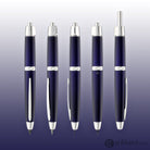 Pilot Vanishing Point LS Fountain Pen in Blue with Rhodium Silver Trim Fountain Pen