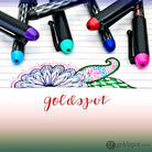 Pilot Varsity Disposable Fountain Pen in Black with Assorted Ink Colors - Medium Point - Pack of 7 Fountain Pen