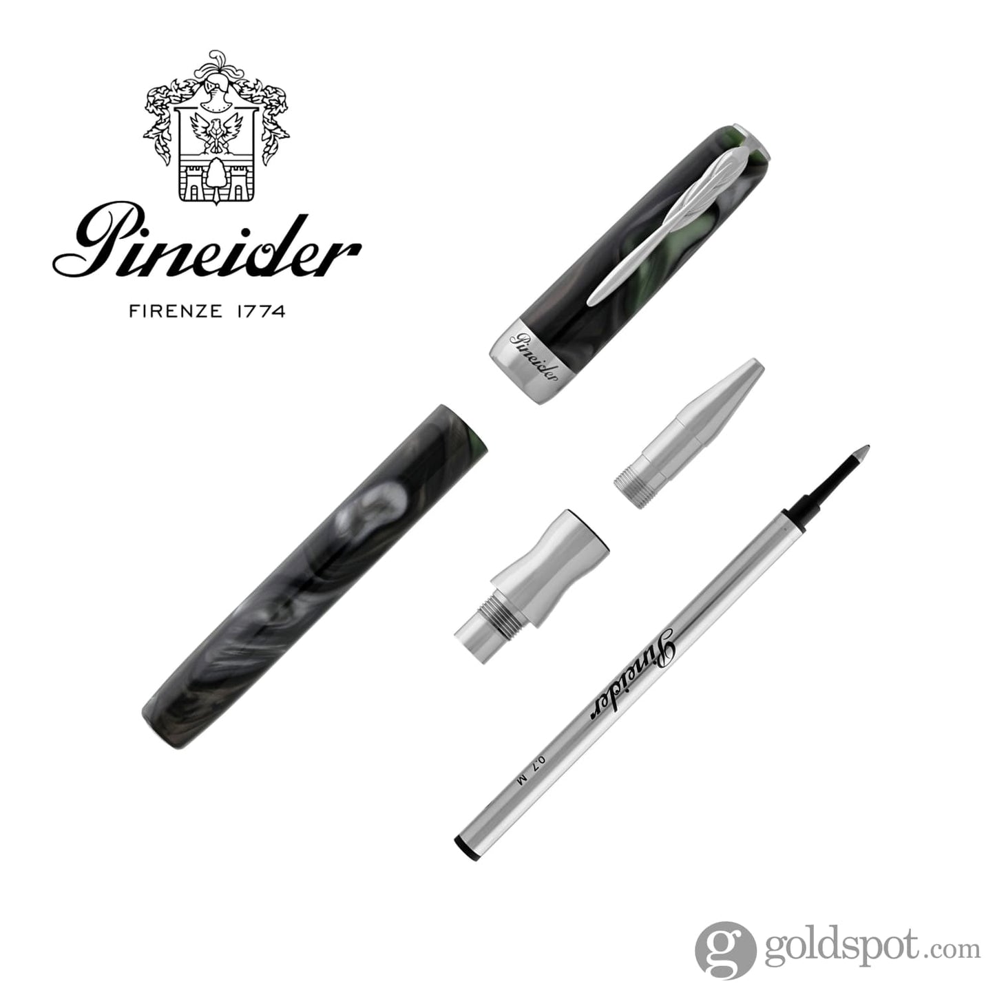 Pineider La Grande Bellezza Rollerball Pen in Dolomite Green Rollerball Pen