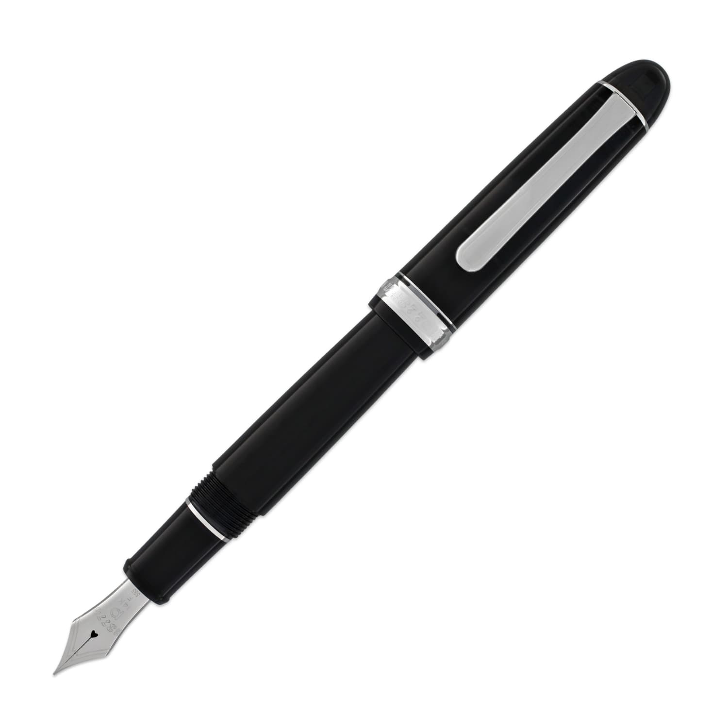 Stylo Plume PLATINUM #3776 Century - Plume Or 14K Pointe SF - Mécanisme Slip & Seal - Avec Boîte Cadeau