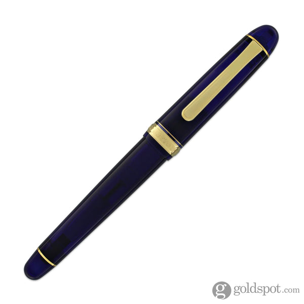 Platinum 3776 Century Fountain Pen in Chartres Blue with Gold Trim - 14K Gold Fountain Pen