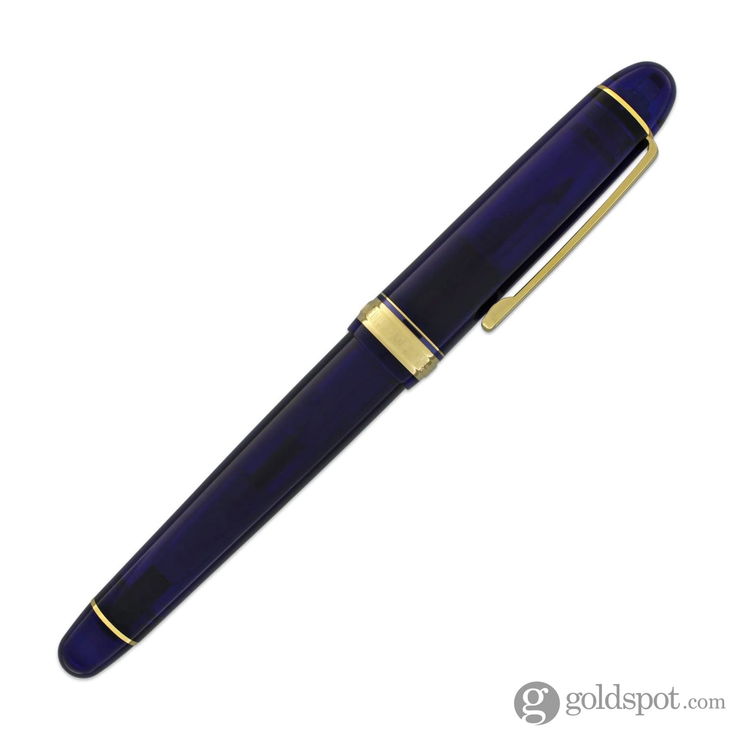 Platinum 3776 Century Fountain Pen in Chartres Blue with Gold Trim - 14K Gold Fountain Pen