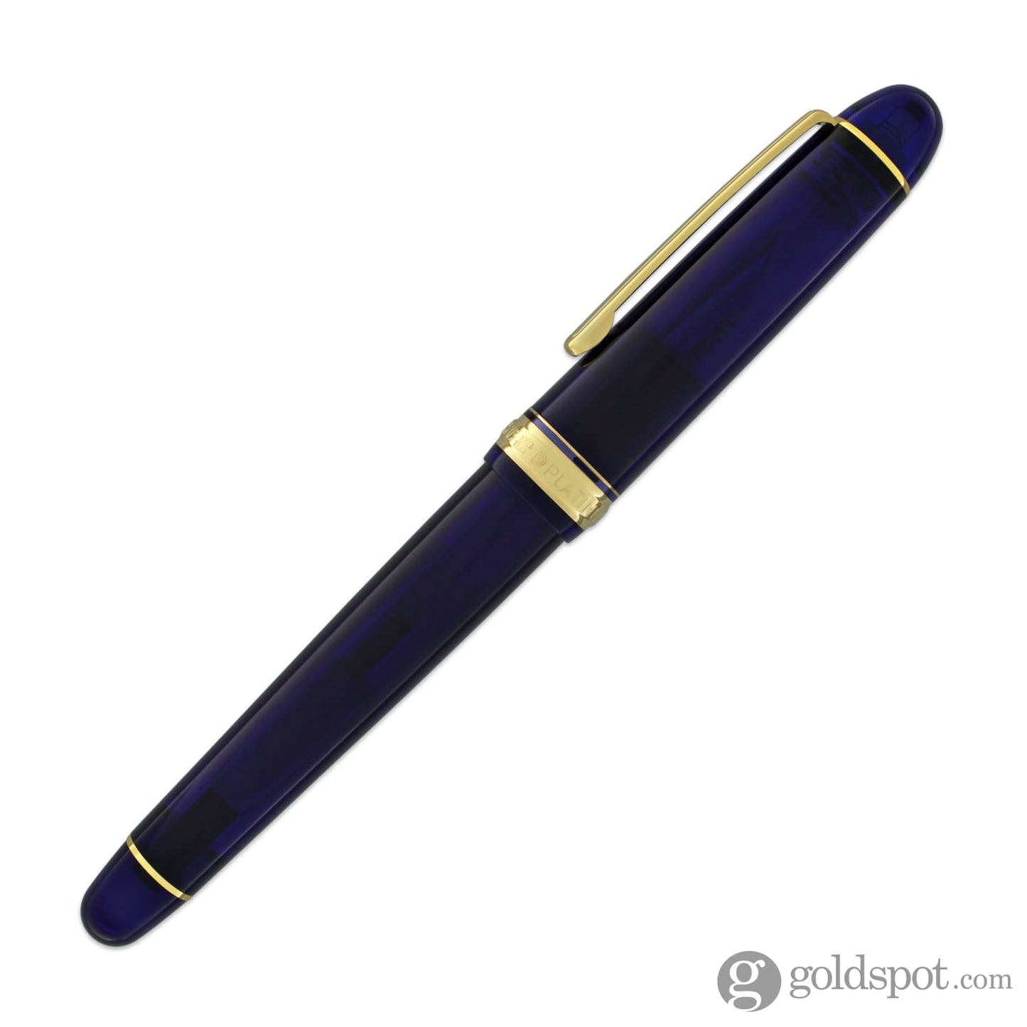 Platinum 3776 Century Fountain Pen in Chartres Blue with Gold Trim - 14K Gold Fountain Pen