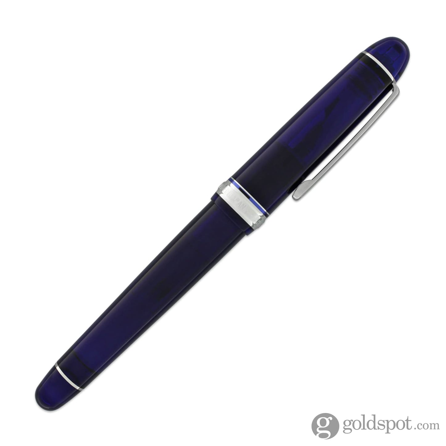 Platinum 3776 Century Fountain Pen in Chartres Blue with Rhodium Trim - 14K Gold Fountain Pen