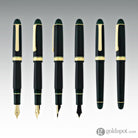 Platinum 3776 Century Fountain Pen in Laurel Green with Gold Trim - 14K Gold Fountain Pen
