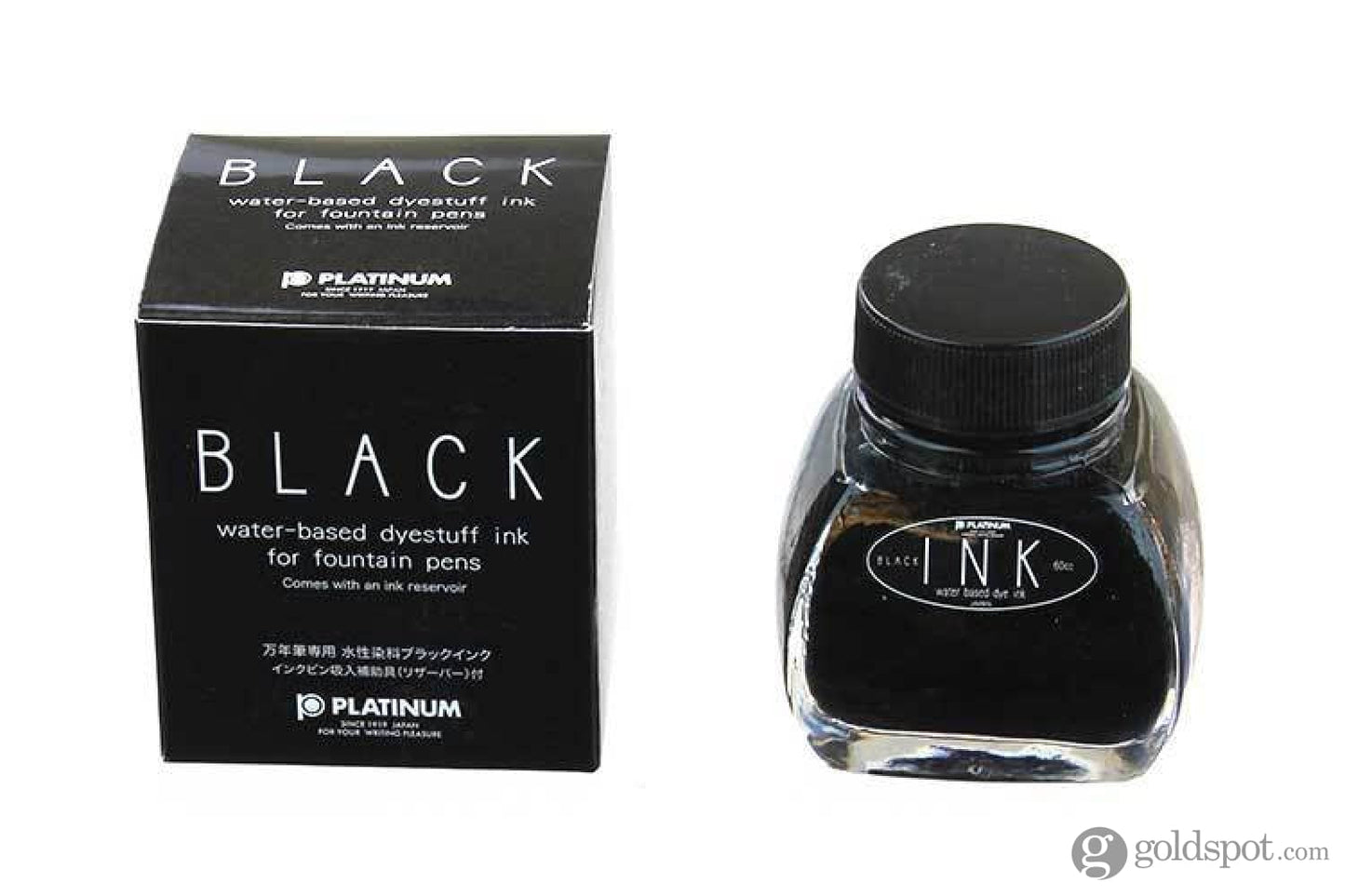 Platinum Bottled Ink in Black - 60 mL Bottled Ink