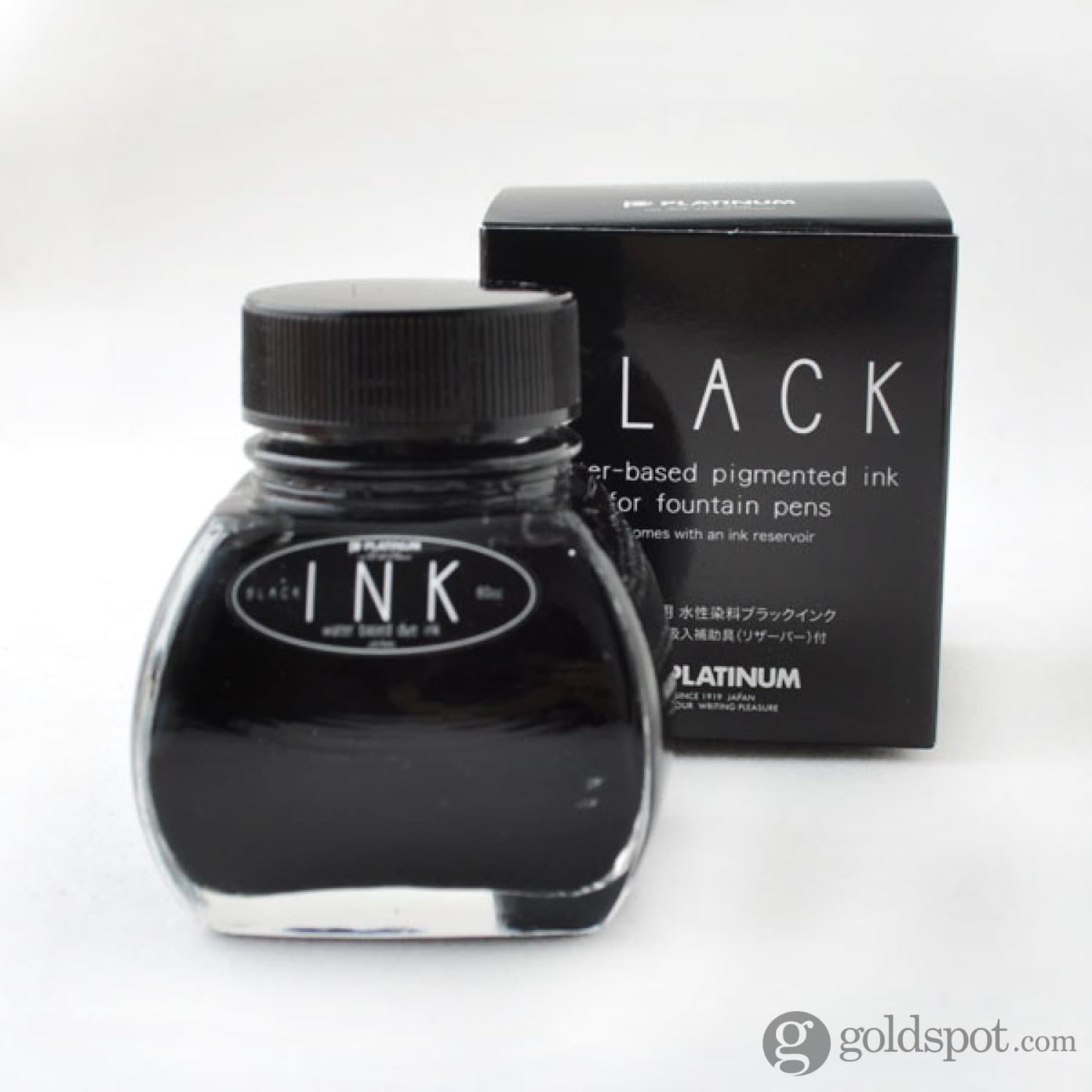 Platinum Bottled Ink in Black - 60 mL Bottled Ink