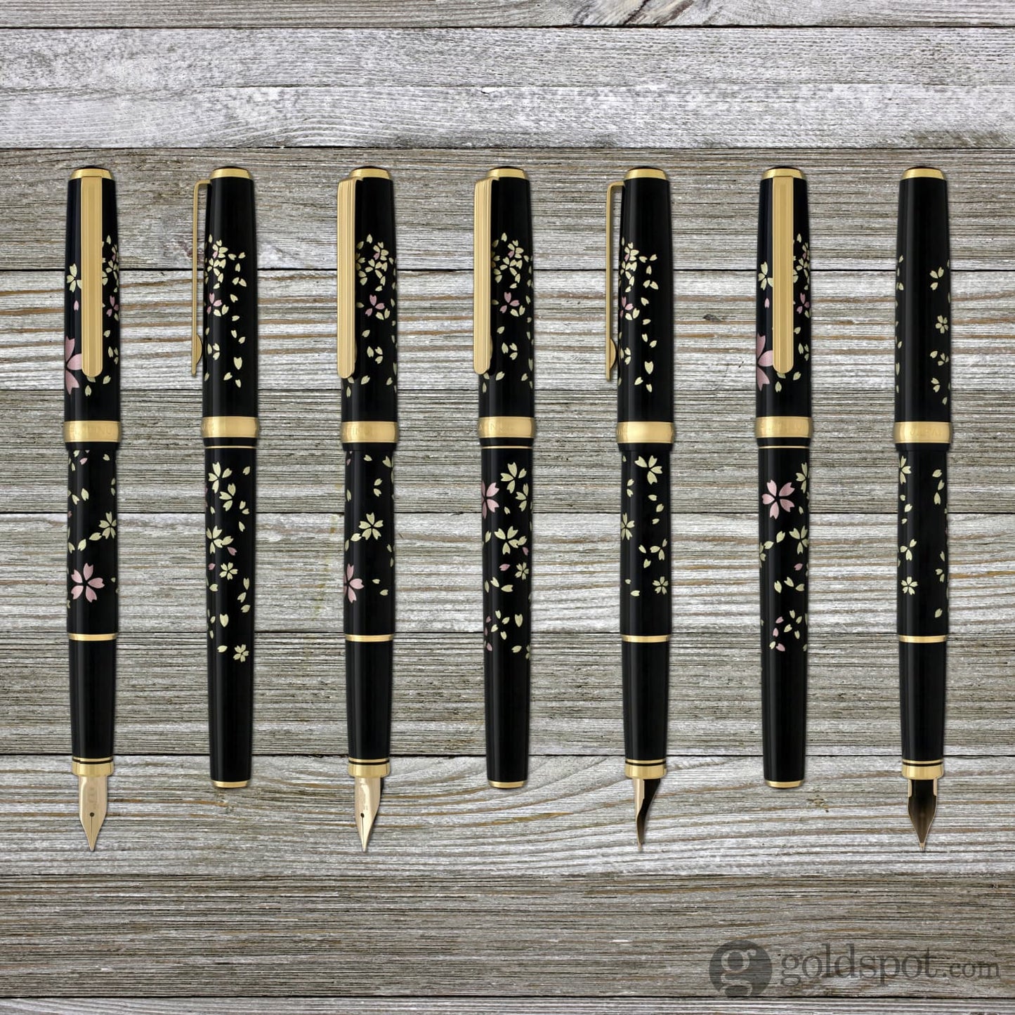 Platinum Classic Maki-e Fountain Pen in Cherry Blossom - 18K Gold Fountain Pen