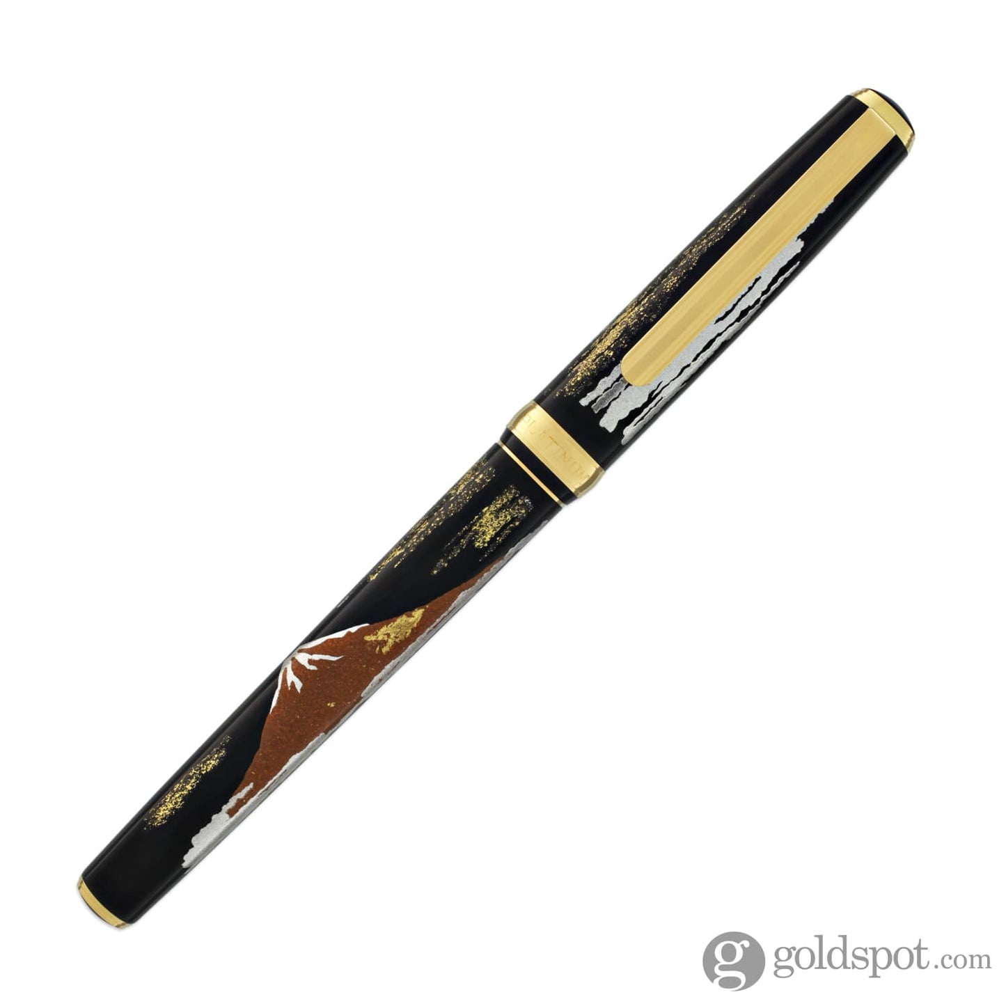 Platinum Classic Maki-e Fountain Pen with Mt. Fuji Design - 18K Gold Fountain Pen