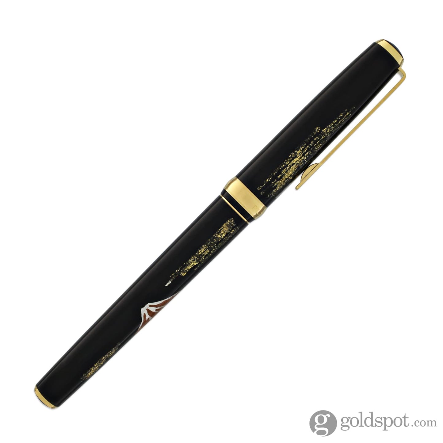 Platinum Classic Maki-e Fountain Pen with Mt. Fuji Design - 18K Gold Fountain Pen
