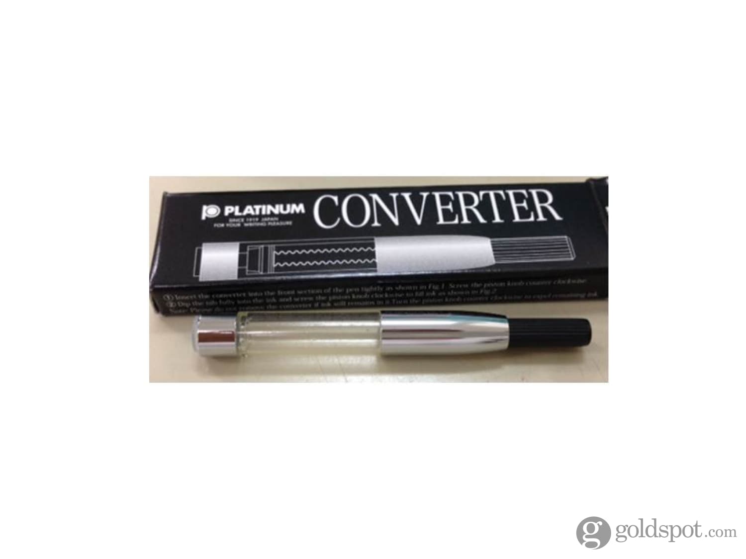 Platinum Fountain Pen Silver Converter - Goldspot Pens