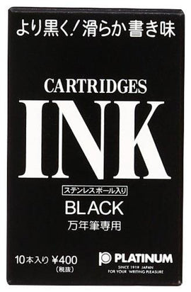 Platinum Ink Cartridge in Black - Pack of 10