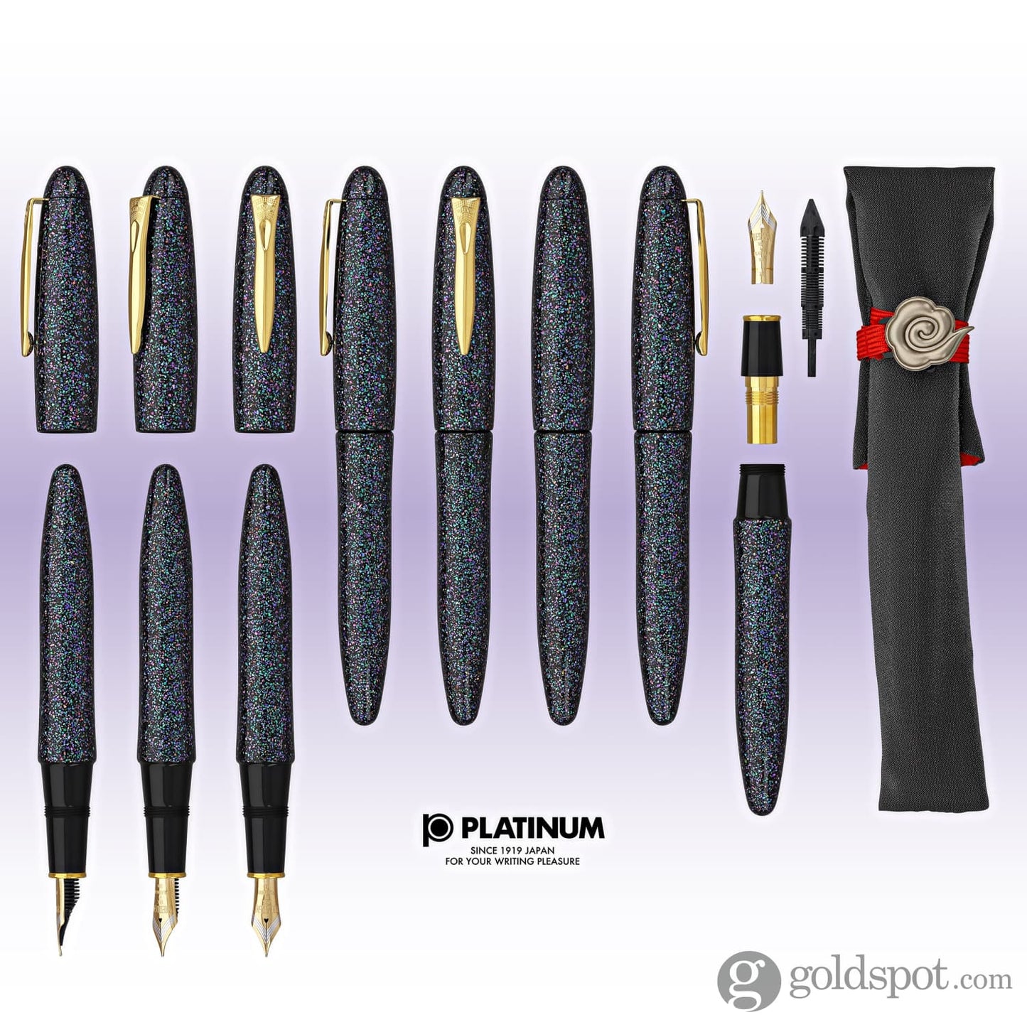 Platinum Izumo Fountain Pen in Galaxy Raden Fountain Pen