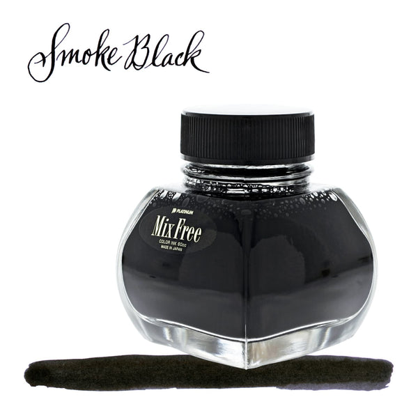 Platinum Mixable Bottled Ink in Smoke Black - 60 mL Bottled Ink