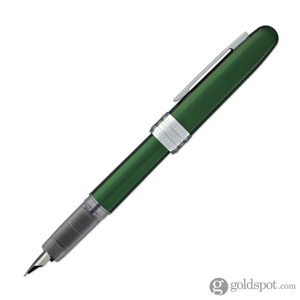 Platinum Plaisir Fountain Pen in Green - Fine Point Fountain Pen