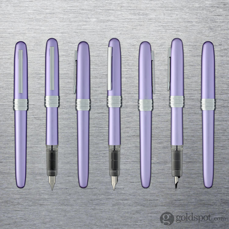 Platinum Plaisir Fountain Pen in Violet - 03 Fine Point Fine Fountain Pen