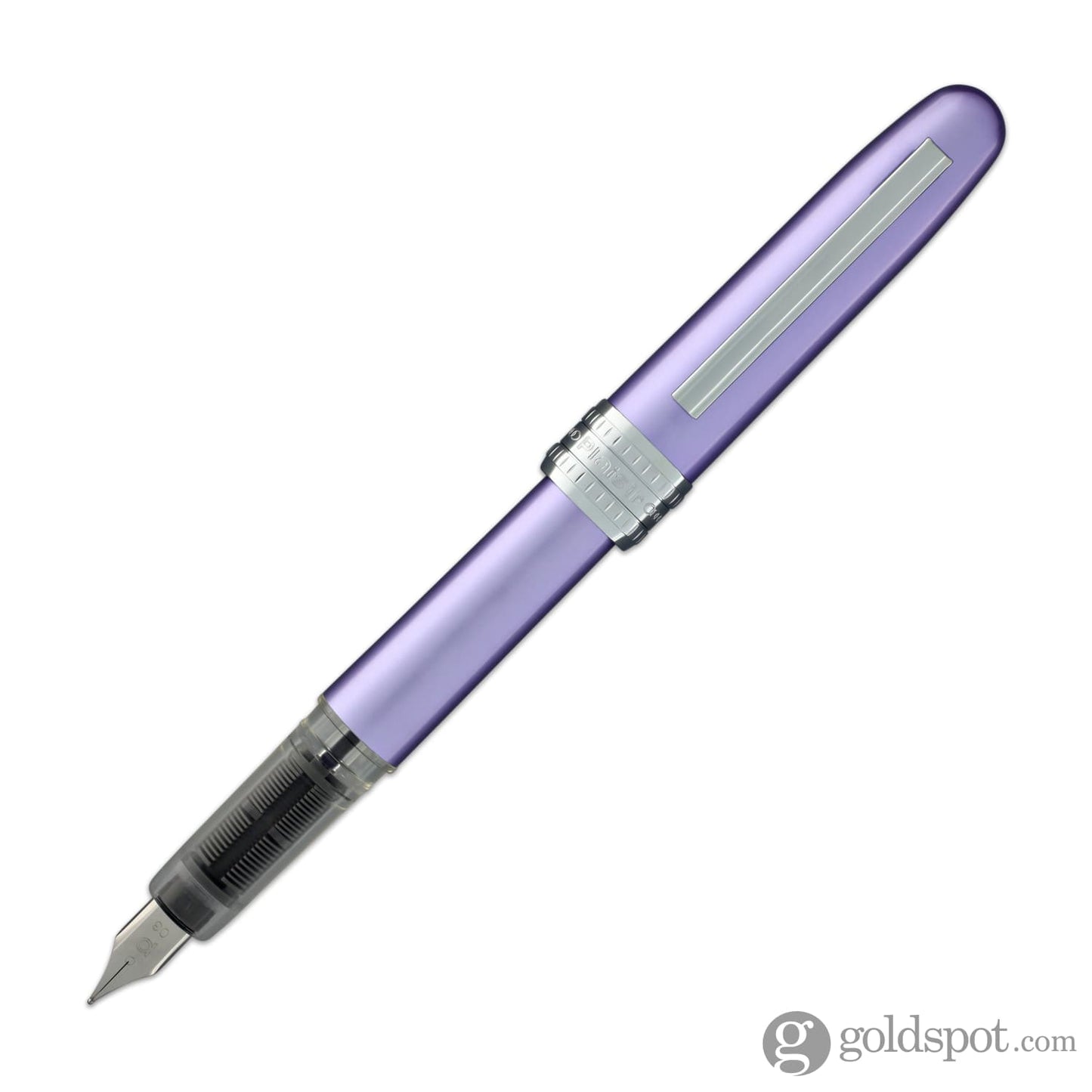 Platinum Plaisir Fountain Pen in Violet - 03 Fine Point Fine Fountain Pen
