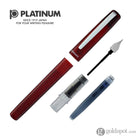 Platinum Prefounte Fountain Pen in Crimson Red Fountain Pen