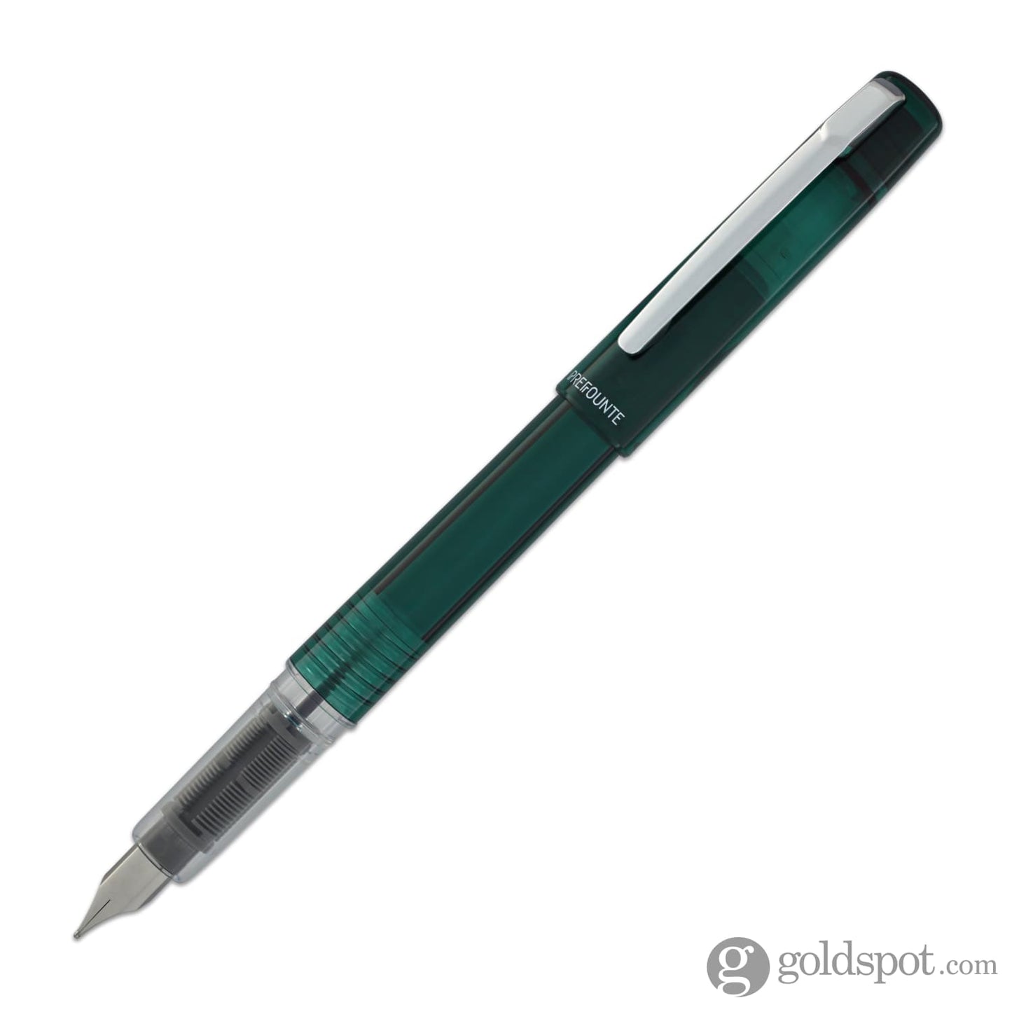 Platinum Prefounte Fountain Pen in Dark Emerald Fountain Pen